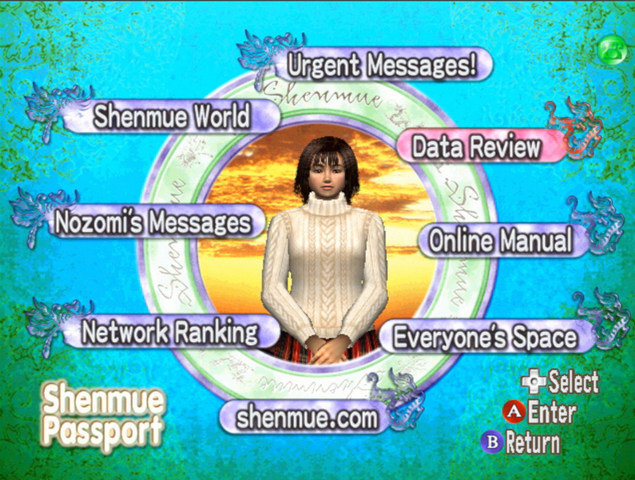 Shenmue Passport Dreamcast Online